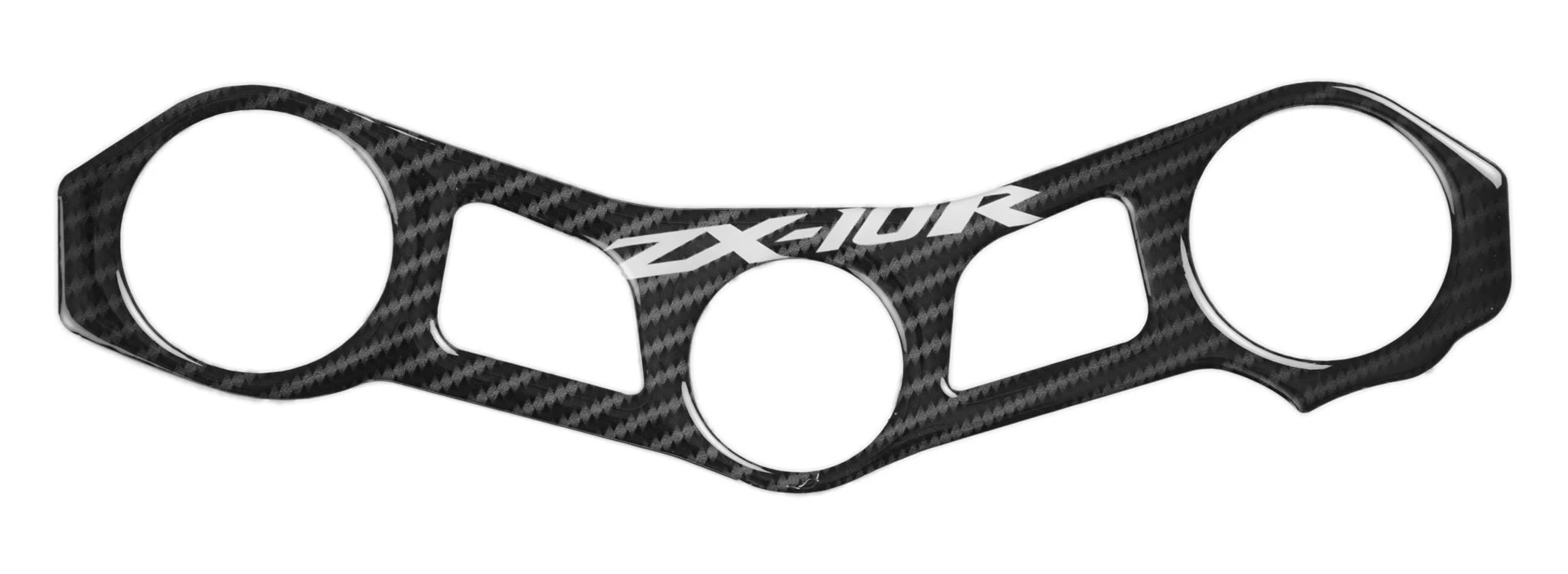 Red Dynamic Carbon Fibre Yoke Pad for the Kawasaki ZX-10R '11-'15