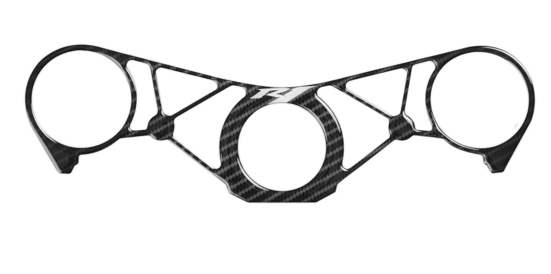 Red Dynamic Carbon Fibre Yoke Pad for Yamaha YZF-R1 '09-'11