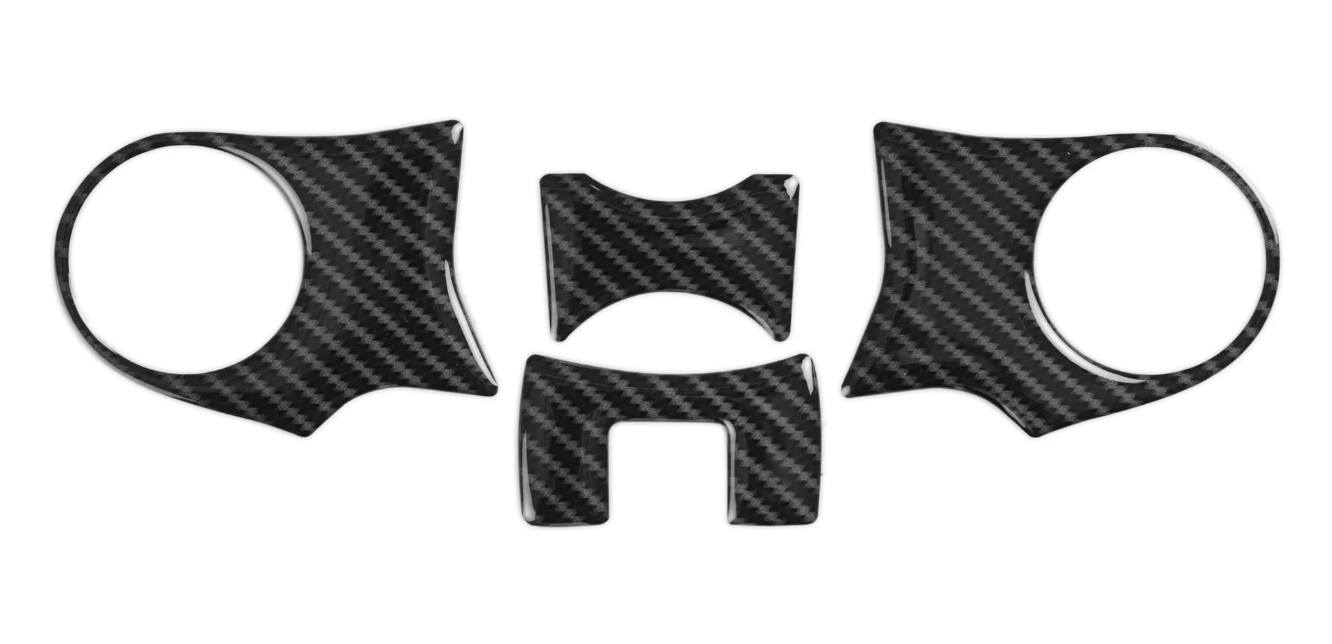 Red Dynamic Carbon Fibre Yoke Pad for the Honda NC700, NC700X, NC750X