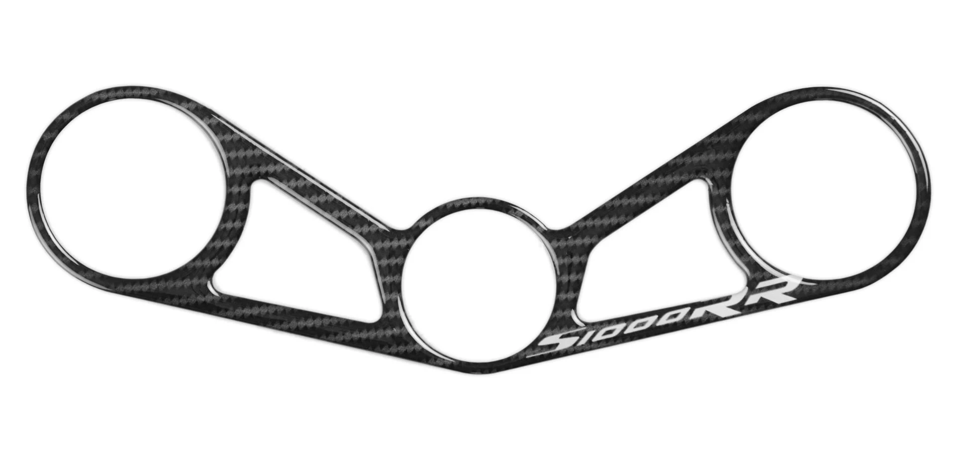 Red Dynamic Carbon Fibre Yoke Pad for BMW S1000RR & HP4 '12-'14