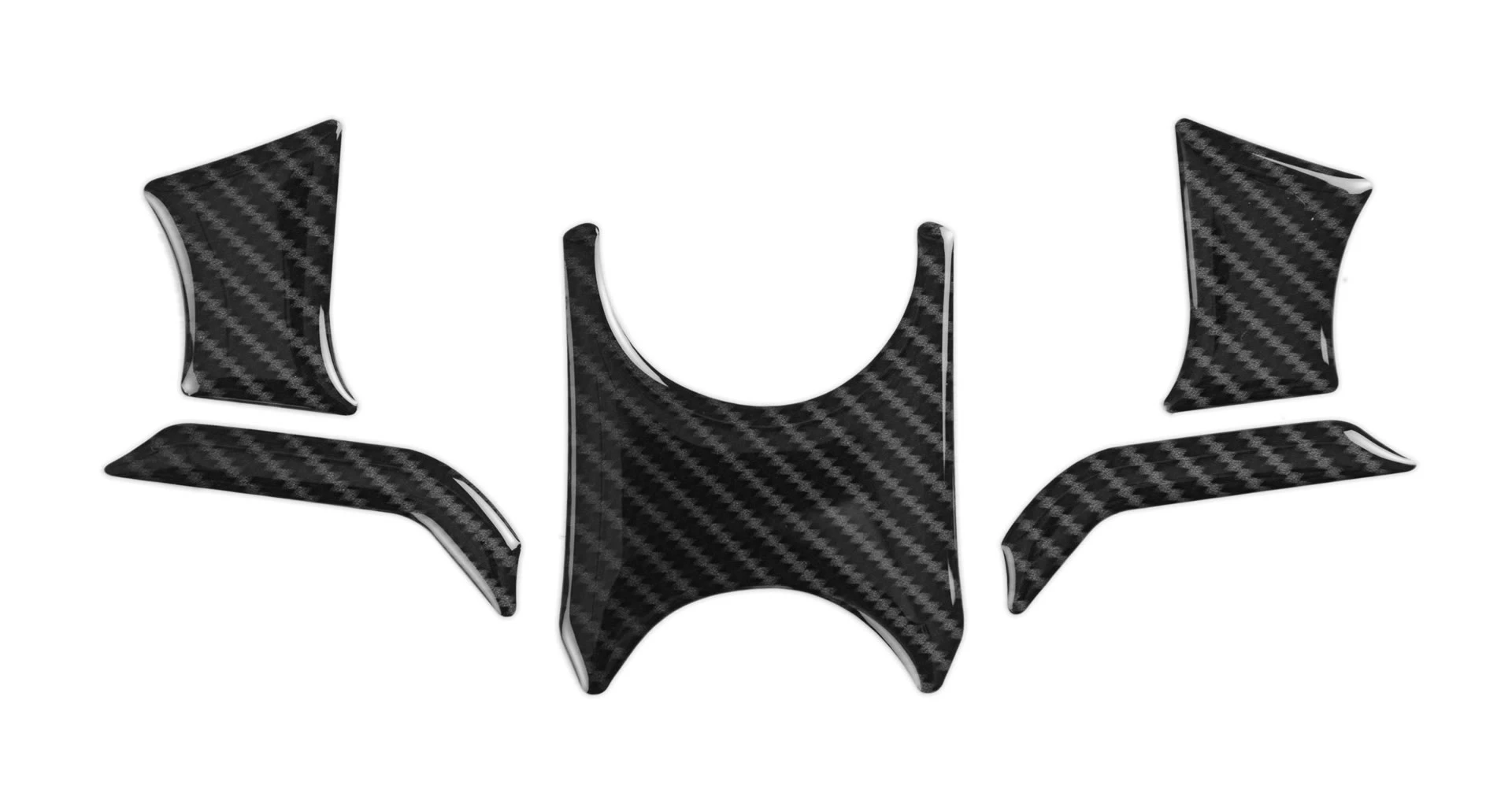 Red Dynamic Carbon Fibre Yoke Pad for BMW R1200GS '08-'12