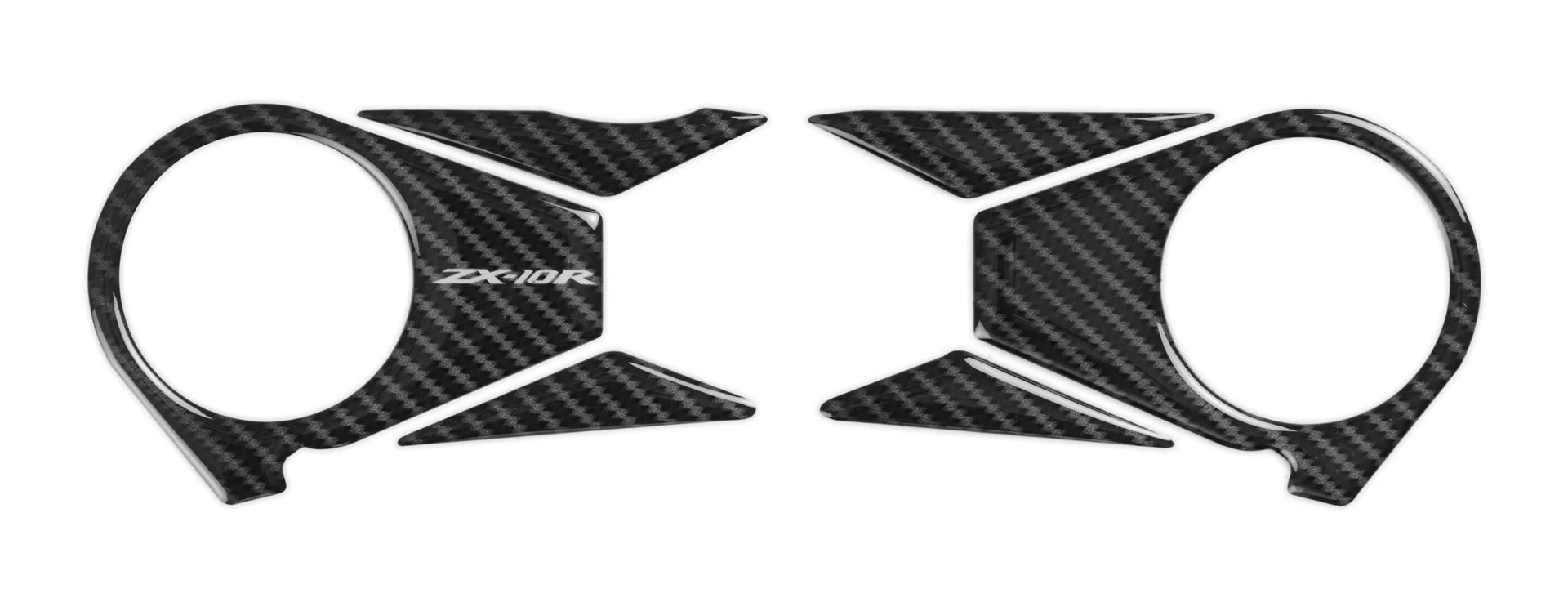 Red Dynamic Carbon Fibre Yoke Pad for the Kawasaki ZX-10R '06-'10