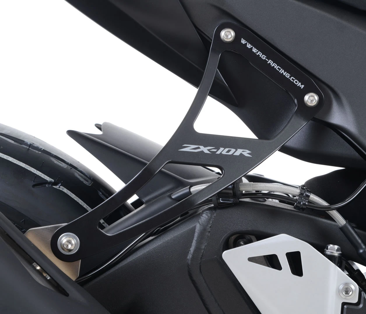 Exhaust Hanger and Rear Footrest Blanking Plate Kit for the Kawasaki ZX10R '11- & ZX-10RR '21-