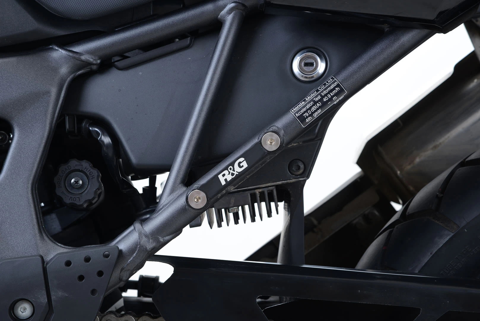 Rear Foot Rest Blanking Plate Kit for Honda Africa Twin CRF1000L '16-
