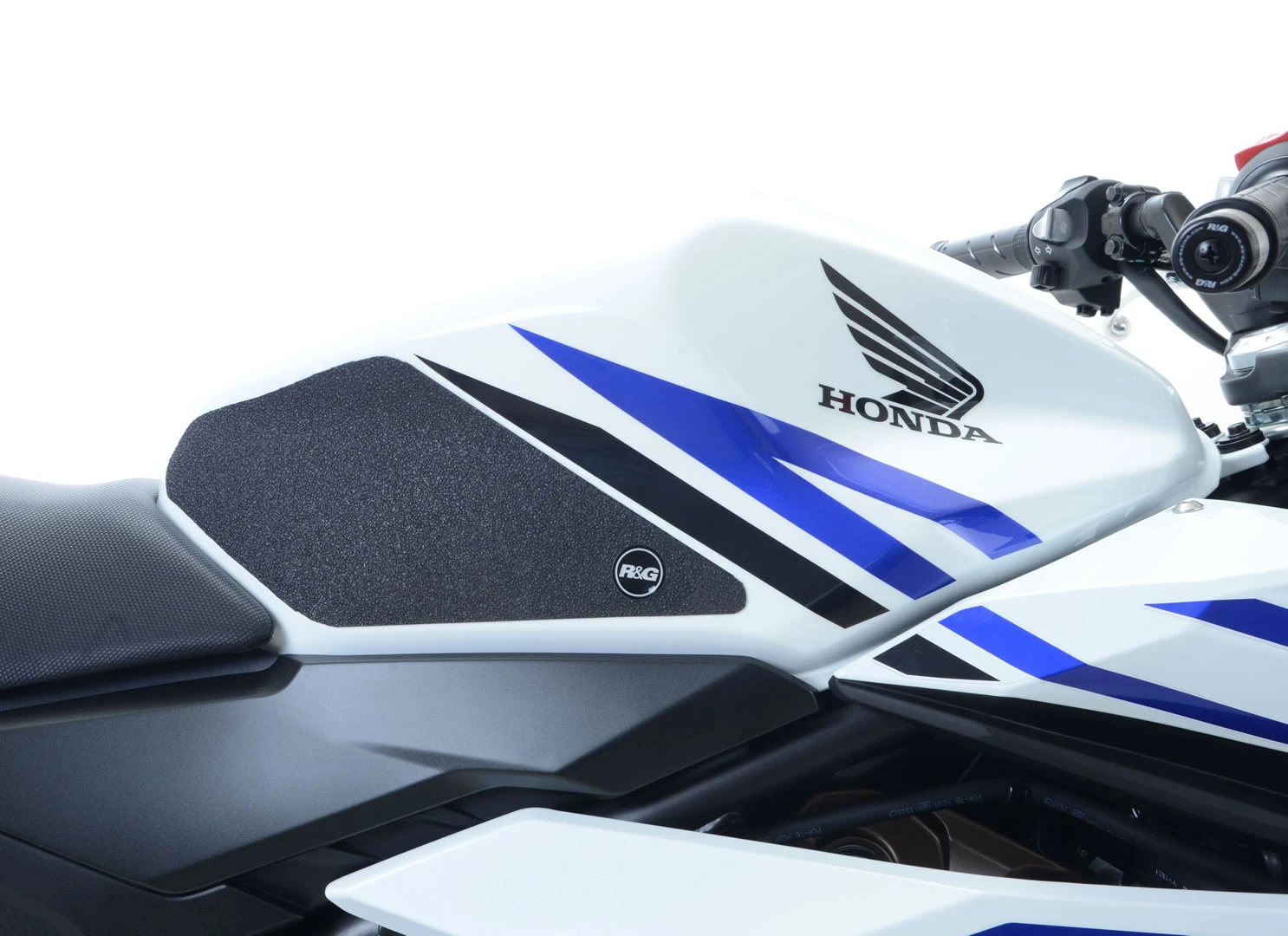 R&G Tank Traction Grips for Honda CBR500R '16- & CB500F '16-'18