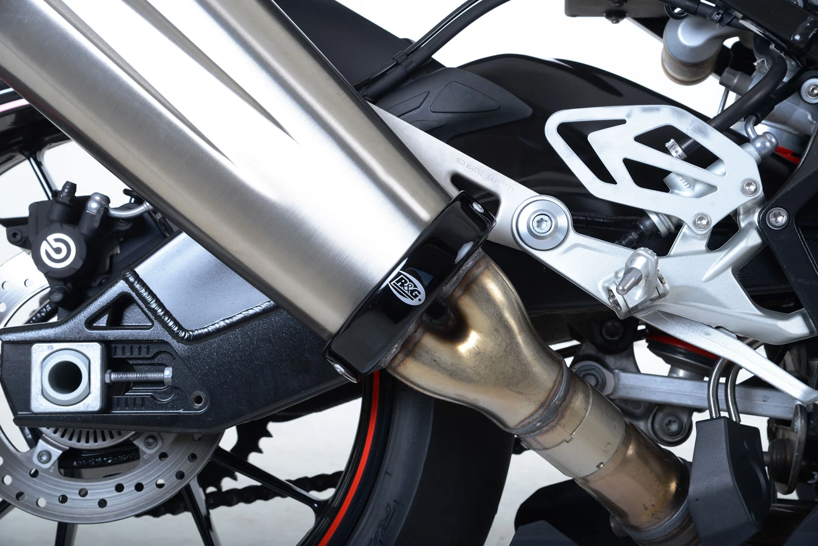 Exhaust Protector for the BMW S1000RR '15-'18 & Honda GB350S ’25- (front of muffler type)