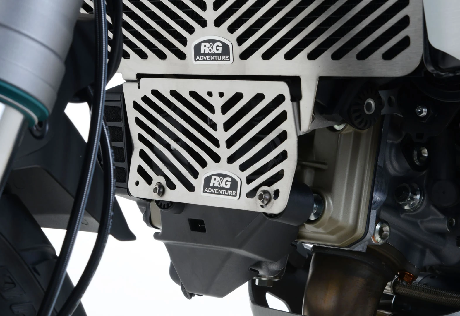 Front Cylinder Head Guard for Ducati Multistrada 1200/S, Multistrada 1200 Enduro '16- and Multistrada 1260 '18- models. 
