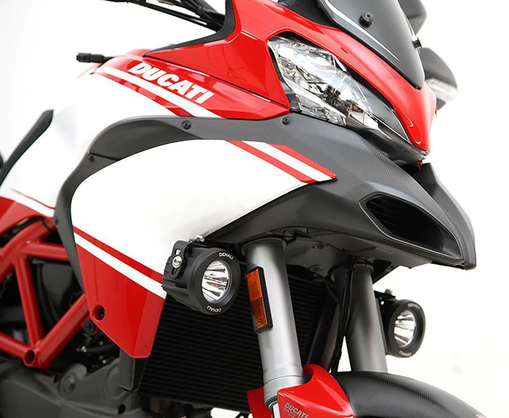 Denali light mount for  Ducati Multistrada 1200/S '10-'14