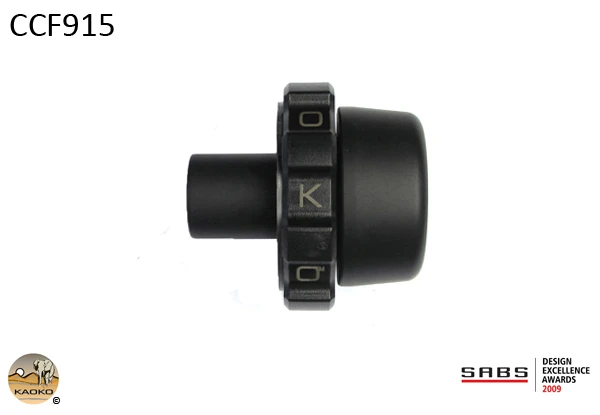 Kaoko Throttle Stabilizer for BMW C650GT Scooter (2013-) & C600 Sport / Evolution Scooter (2013-)with black bar end weights