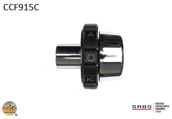 Kaoko Throttle Stabilizer for BMW C650GT Scooter (2013-) & C600 Sport / Evolution Scooter (2013-)with chromed bar end weights