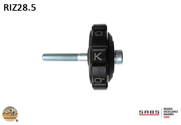 Kaoko Throttle Stabilizer for bikes with Rizoma Bar end Mirror and/or Bar end weights. Special order item. Full details to be supplied by email prior to ordering.