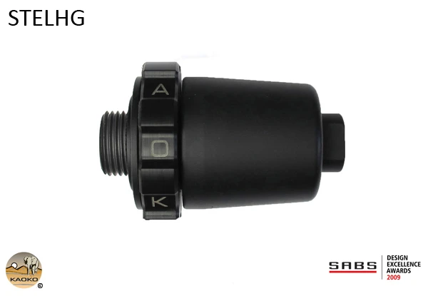 Kaoko Throttle Stabilizer for the Moto-Guzzi Norge 1200 GT 8V (-2014), Stelvio 1200 GT 8v (-2014), Norge 850 (With OEM Hand guards), Stelvio 1200 NTX (with OEM hand guards)