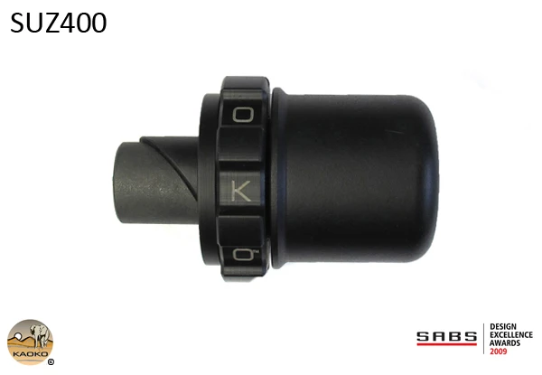 Kaoko Throttle Stabilizer for the Suzuki AN650 Burgman (with black painted bar weights)