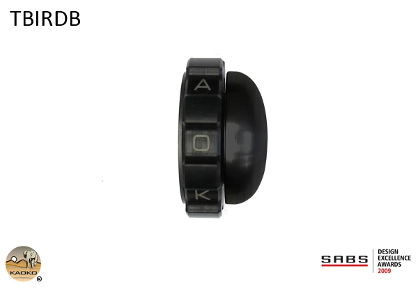 Kaoko Throttle Stabilizer for the Triumph Thunderbird Storm 1600 (-2010) : With Black OEM End Weights