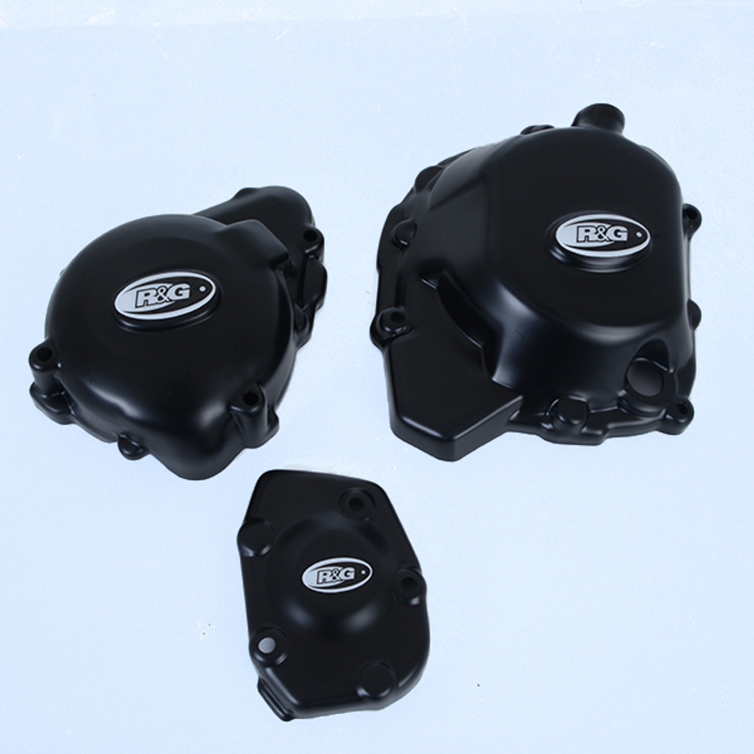 R&G Engine Case Cover Kit (3pc) for Kawasaki Z900RS '18 (KEC0112BK)