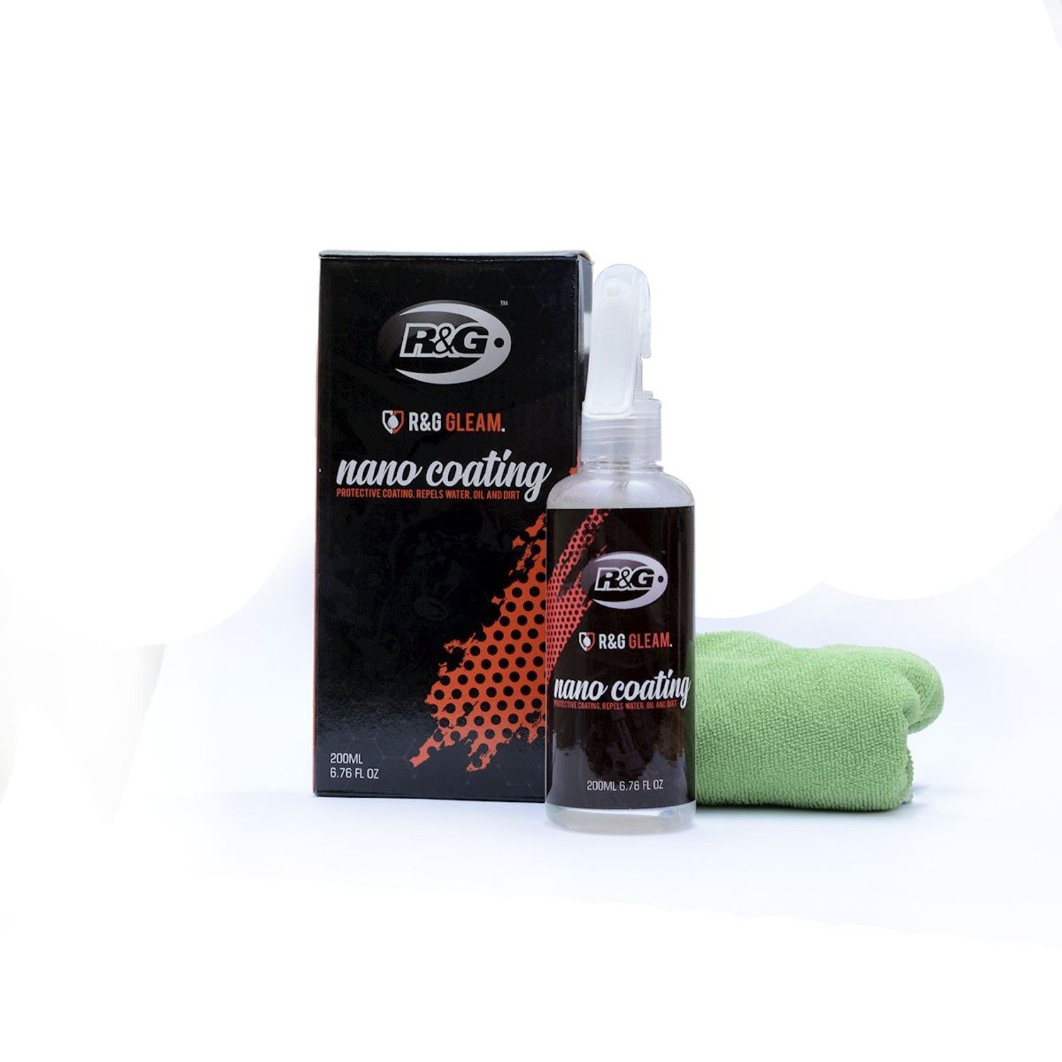 R&G Motorcycle Nano Coating Oil & Dirt From Any Surface Repelling Water