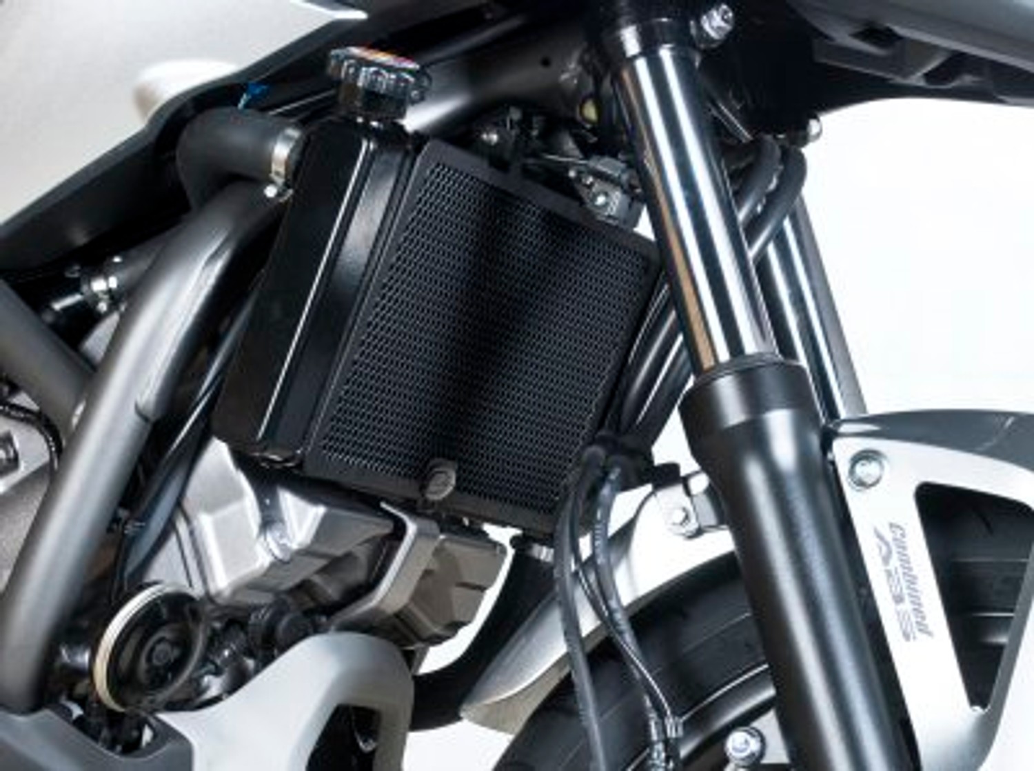 NMGD Motociclo radiatore Lega per Honda Protezione della Copertura della Guardia del Radiatore di Alluminio del Motociclo X ADV X-ADV 750 2017 2018 2019 2020 XADV 750 Color : Black