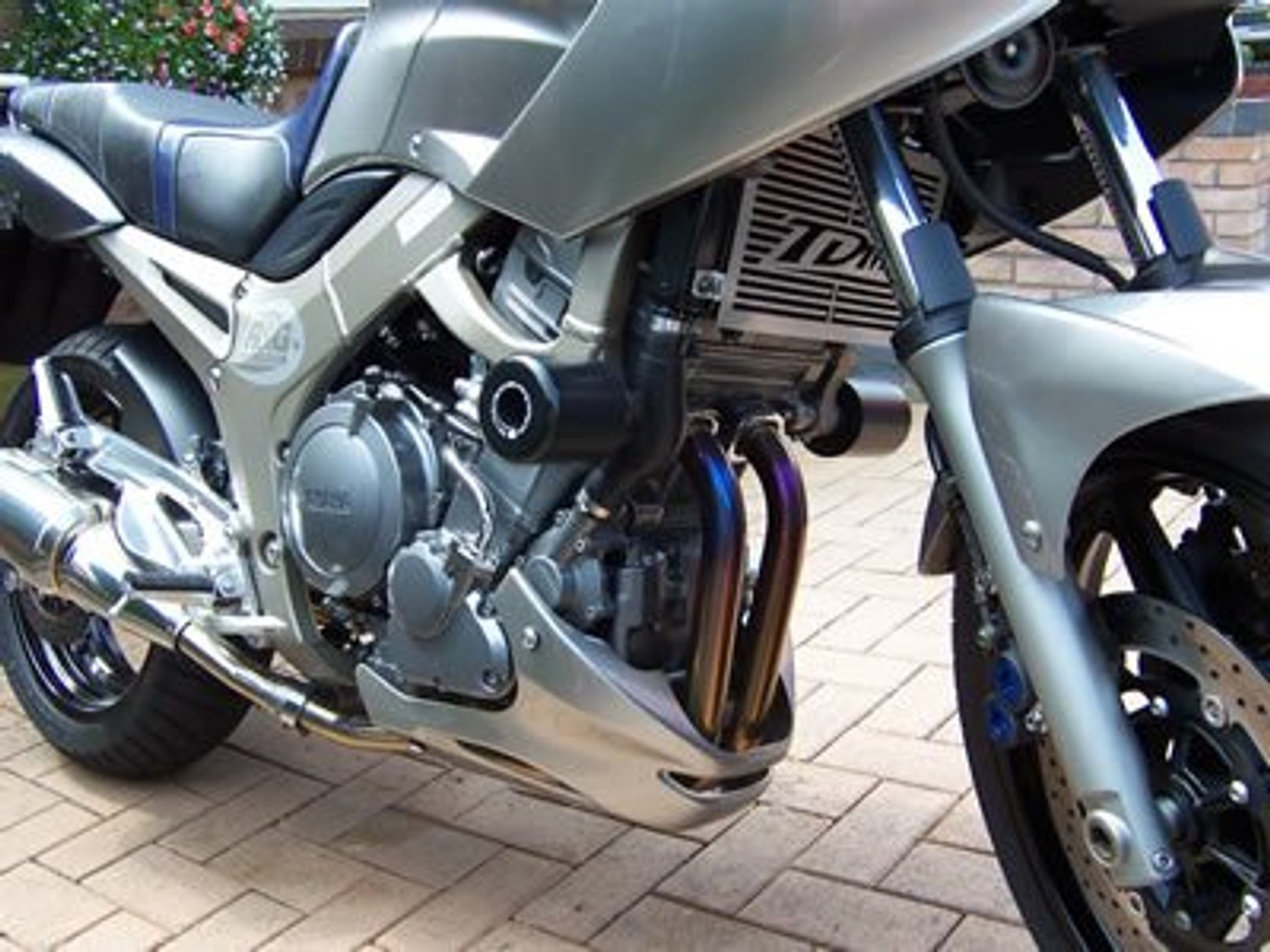 Pads protection moto fairing yamaha tdm 900 crash bar