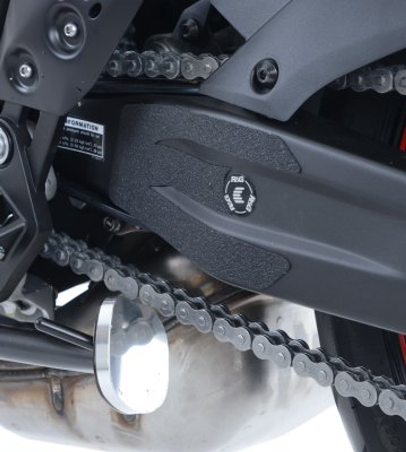 2016 R&G RACING BLACK BOOT GUARD KIT for Yamaha XSR900