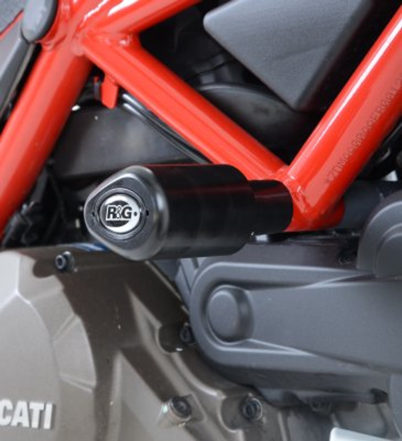 2015-2017 Black R&G Crash Protectors Aero Style for Ducati Scrambler Icon