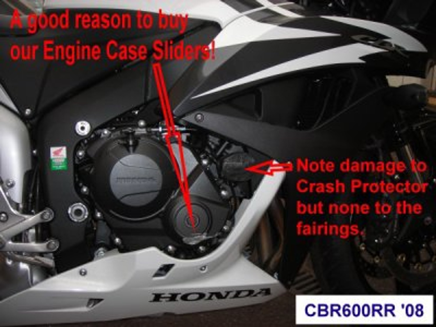 Honda CB1000R 2008 2009 2010 2011  R&G RACING RHS ENGINE CASE SLIDER RIGHT SIDE 