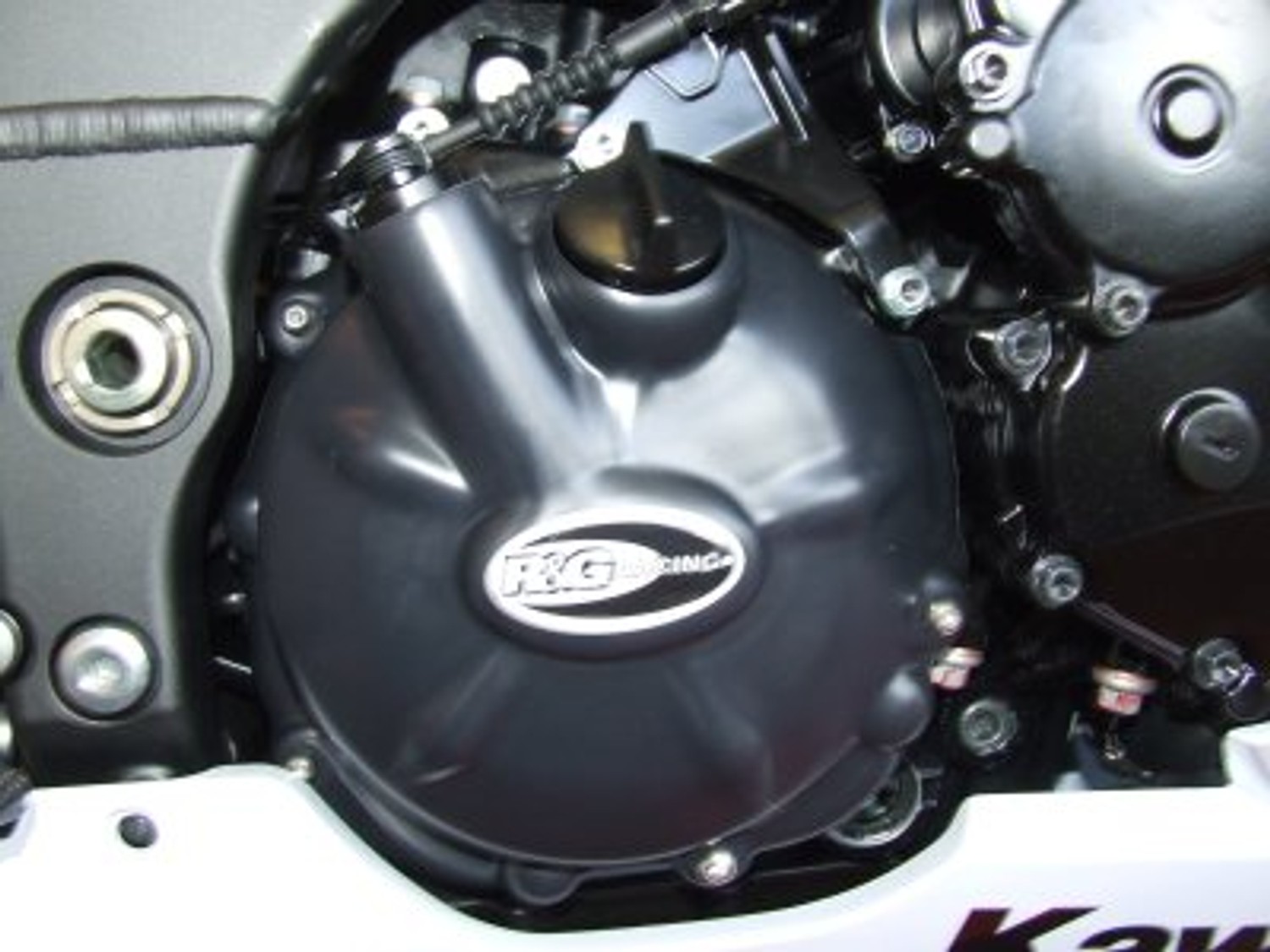 R&G RHS Clutch Engine Case Cover Kawasaki ZX10 R 2010 ECC0041BK Black 