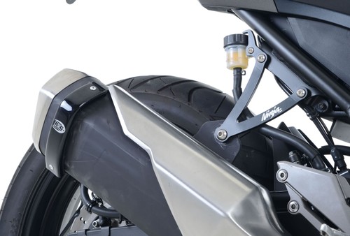 R&G motorcycle Single Anodised Aluminium Exhaust Hanger for Kawasaki ZX-6R 00-02 j1-a1p 